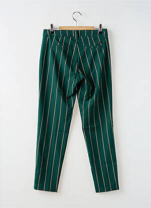 Pantalon chino închidere cu fermoar sub clapetă cu nasturi mărime normală verde FREEMAN T.PORTER femeie
