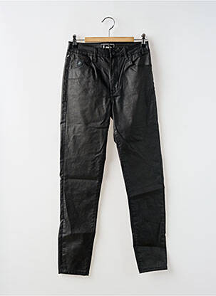 Pantalon slim talie înaltă talie înaltă negru LOIS femeie