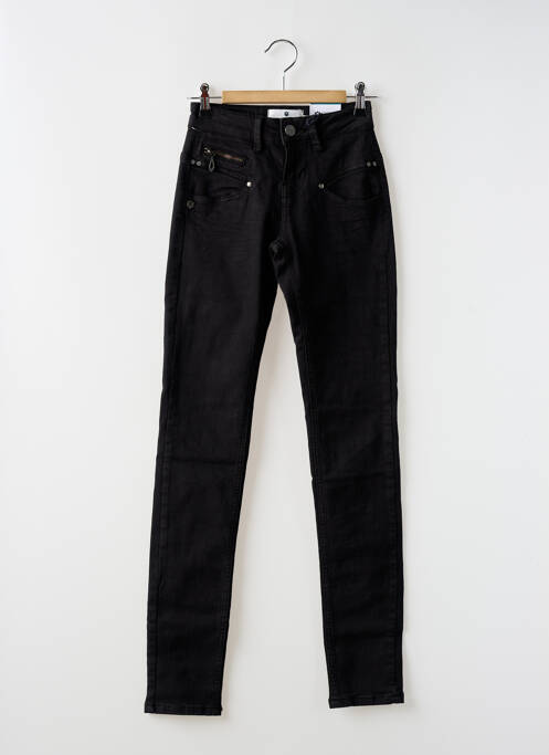 Blugi cu croială slim negru FREEMAN T.PORTER femeie