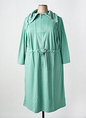 Rochie midi mâneci lungi mâneci lungi verde SHEEGO femeie
