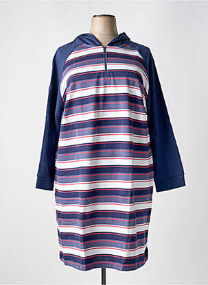 Rochie midi mâneci lungi mâneci lungi albastru SHEEGO femeie