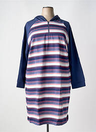 Rochie midi mâneci lungi mâneci lungi albastru SHEEGO femme
