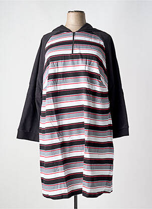 Rochie midi mâneci lungi mâneci lungi negru SHEEGO femeie
