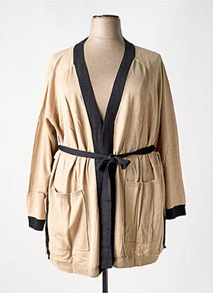 Vestă cu mâneci lungi bej SHEEGO femeie