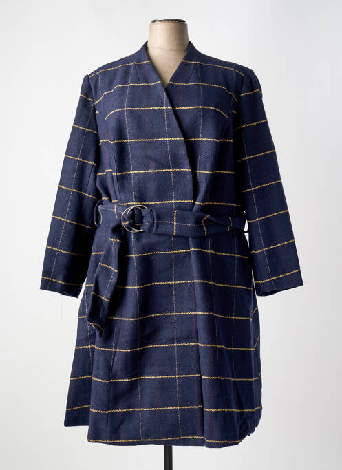 Palton lung albastru SHEEGO femeie