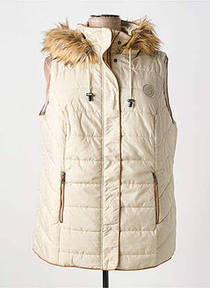 Geacă matlasată bej SHEEGO femeie