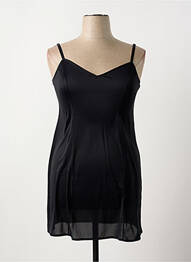 Nuisetă/combinetă efect material satinat negru REGENCE femme