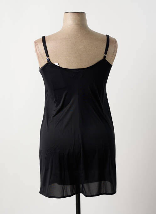 Nuisetă/combinetă efect material satinat negru REGENCE femme
