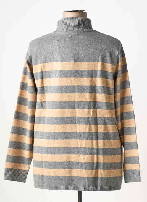 Pulover cu guler înalt gri SHEEGO femeie