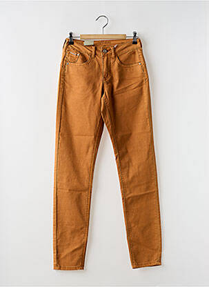 Pantalon slim buzunare maro CREAM femeie