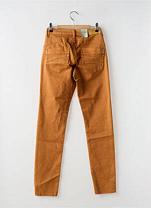 Pantalon slim buzunare maro CREAM femeie