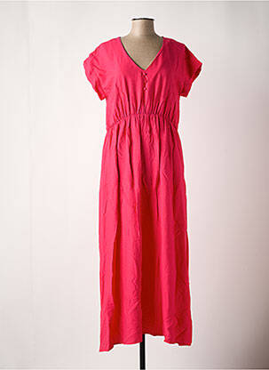 Rochie lungă roz C'EST BEAU LA VIE femeie