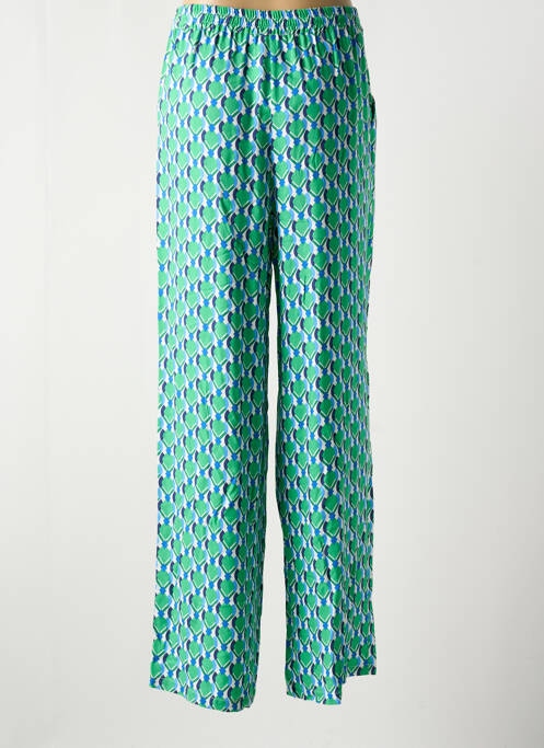 Pantalon drept verde C'EST BEAU LA VIE femeie