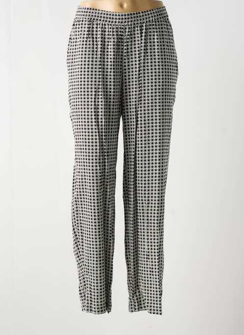 Pantalon drept talie elastică negru CREAM femme