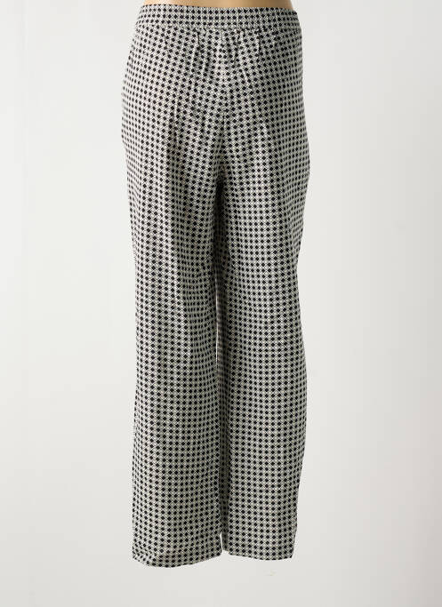 Pantalon drept talie elastică negru CREAM femme