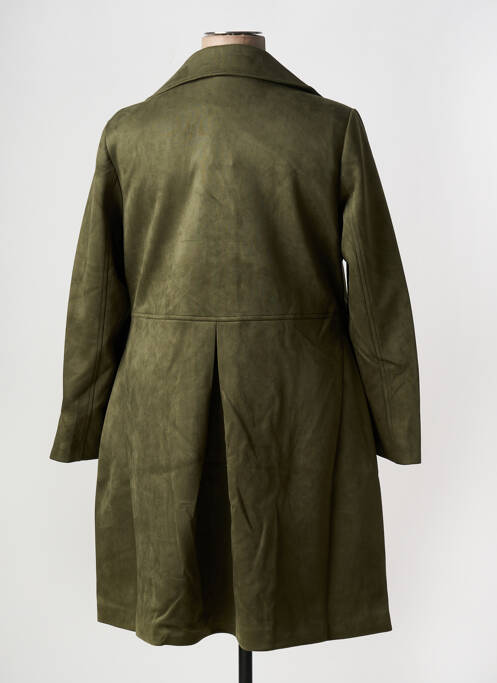 Palton lung verde SHEEGO femeie