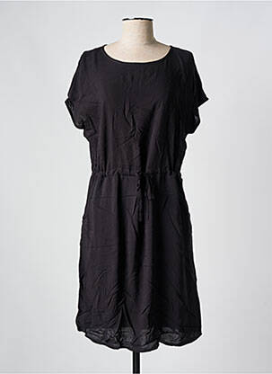 Rochie midi mâneci scurte mâneci scurte negru B.YOUNG femeie