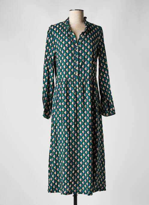 Rochie midi verde C'EST BEAU LA VIE femeie