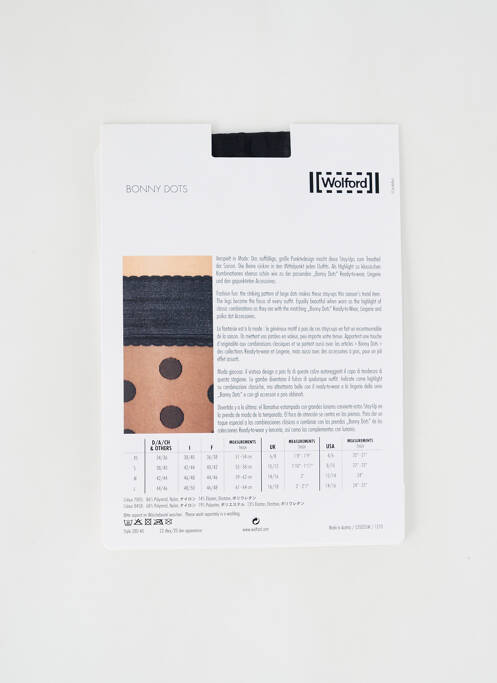 Colanți negru WOLFORD femeie