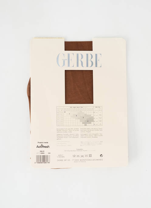 Colanți maro GERBE femeie