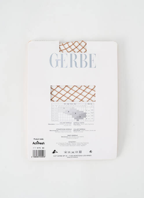 Colanți bej GERBE femeie