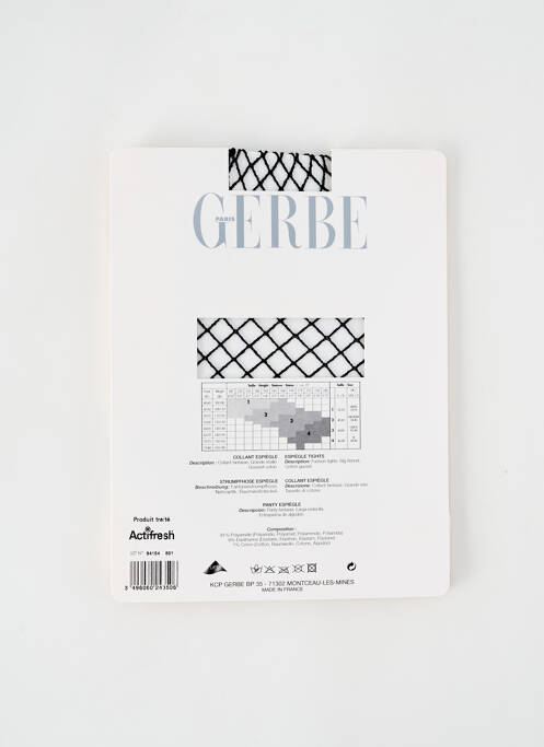 Colanți negru GERBE femeie