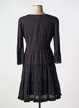 Rochie midi mâneci 3/4 mâneci 3/4 negru GAUDI femeie