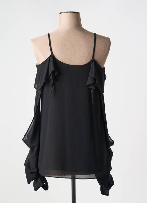 Top croială fluidă bretele subțiri negru FRACOMINA femme