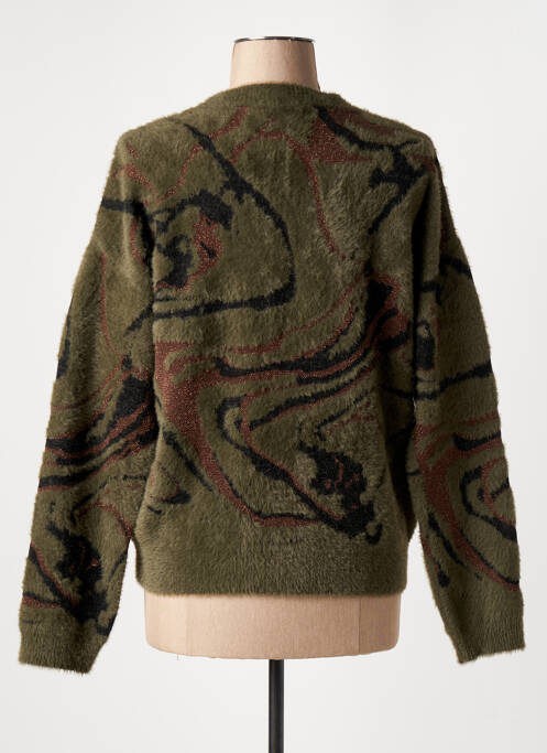 Vestă cu mâneci lungi verde EVA KAYAN femeie