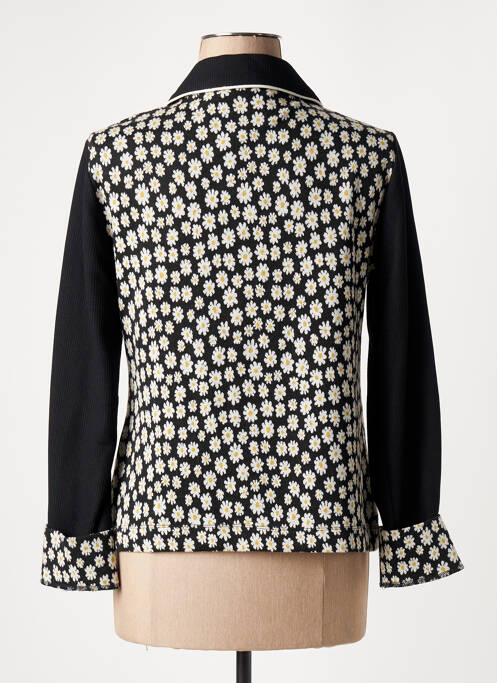 Vestă cu mâneci lungi negru POUPEE CHIC femeie