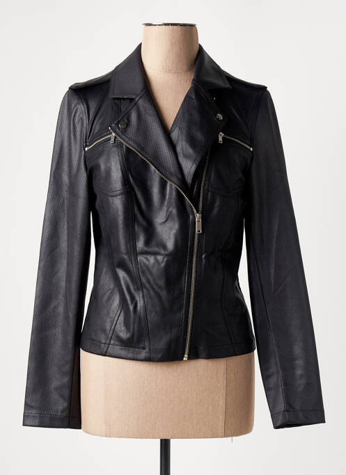 Geci din piele ecologică negru EVA KAYAN femeie