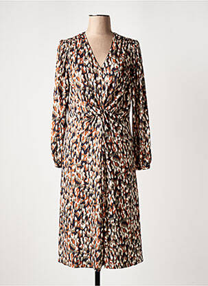 Rochie midi maro K-DESIGN femeie