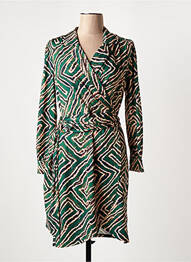 Rochie scurtă mâneci lungi mâneci lungi verde K-DESIGN femme