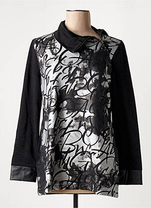 Tunică mâneci lungi negru DOLCEZZA femeie