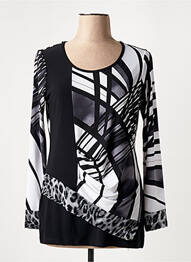 Tricou mâneci lungi mâneci lungi negru PICADILLY femme