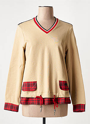 Hanorac bej POUPEE CHIC femeie