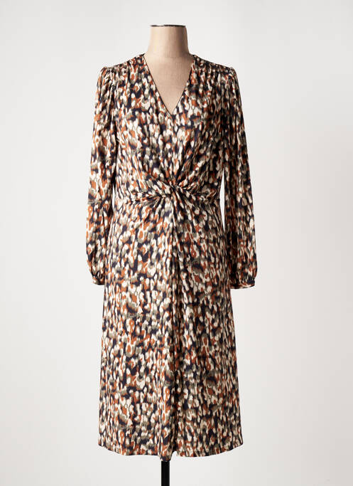 Rochie midi maro K-DESIGN femeie