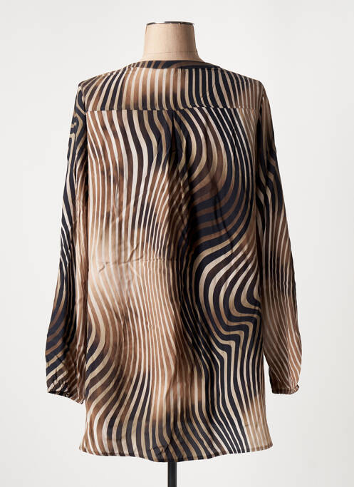 Tunică mâneci lungi maro TUZZI femeie