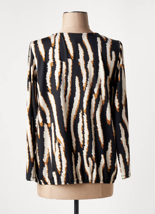 Tricou elasticitate mâneci lungi negru K-DESIGN femme