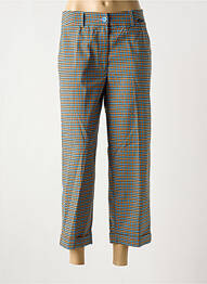 Pantalon 7/8 talie înaltă talie înaltă albastru POUPEE CHIC femme