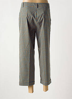 Pantalon 7/8 talie înaltă talie înaltă albastru POUPEE CHIC femeie