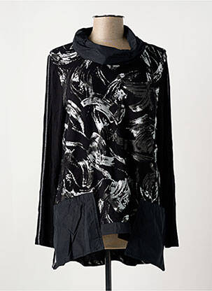 Tunică mâneci lungi negru DOLCEZZA femeie