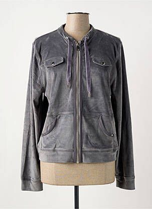 Jachete casual guler rotund gri ANANKE femeie