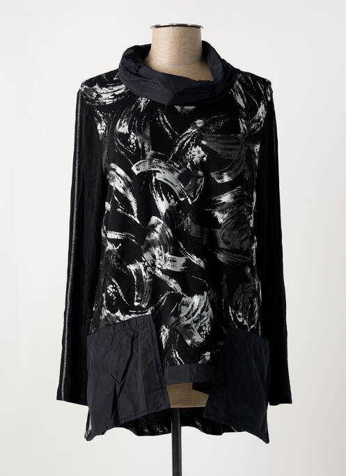 Tunică mâneci lungi negru DOLCEZZA femeie