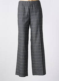 Pantalon chino țesătură poplin mărime normală gri ANNA MONTANA femme