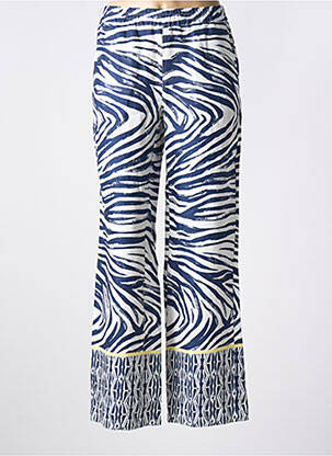 Pantalon drept albastru ANNA MONTANA femeie