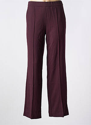 Pantalon drept elasticitate mărime normală violet ANNA MONTANA femeie
