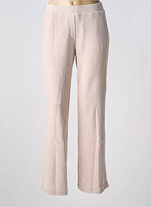 Pantalon drept bej ANNA MONTANA femeie