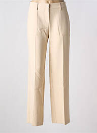 Pantalon drept elasticitate mărime normală bej ANNA MONTANA femme
