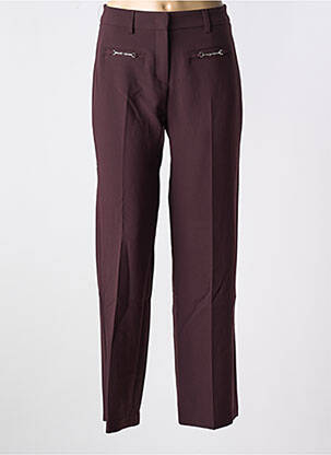 Pantalon drept violet ANNA MONTANA femeie